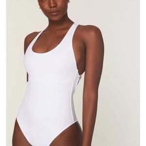 NWT Andie White Tulum One Piece Swimsuit Size XL